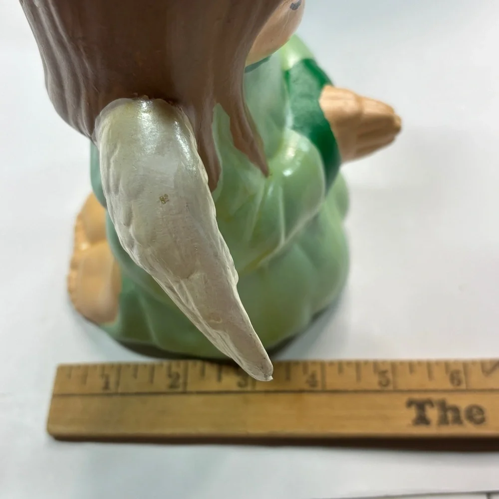 Vintage Scioto Ceramic Set Hand Painted Pastel Children Boy Girl Angels Baby 78